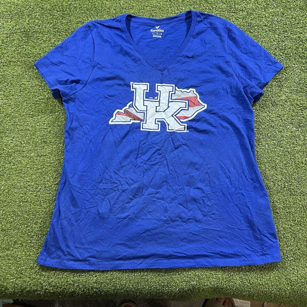 University of Kentucky Women’s Fanatics Shirt, L, Blue, NWOT